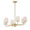 Maxim Lighting Bristol 6-Light Chandelier 12096SWSBR - alternate 1